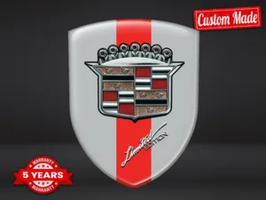 Cadillac Distintivi Resina Stile Esclusivo Etichette Auto Custom